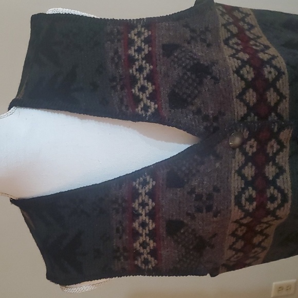 WOOLRICH Wool Vintage Vest Made In The USA Women's Size M - Picture 4 of 11